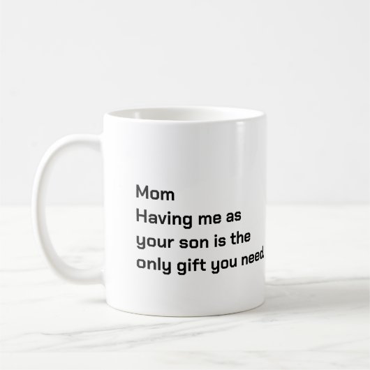 Grappig mam cadeau grappig moederdag cadeau van zo koffiemok (Links)