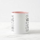 Grappig mam cadeau Ik ben zo blij dat ik uit de jo Mok (Midden)