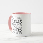 Grappig mam cadeau Ik ben zo blij dat ik uit de jo Mok (Voorkant links)