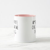 Grappig mam cadeau, mijn favoriete kind gaf me dez mok (Midden)