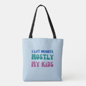 Grappig mam cadeau tote bag (Achterkant)