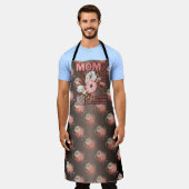Grappig mam citaat overal afdrukken schort (Gedragen)