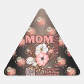 Grappig mam citaat overal afdrukken sticker (Voorkant)