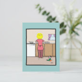 Grappig mam, de Jig is U Briefkaart (Staand voorkant)