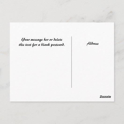 Grappig mam, de Jig is U Briefkaart (Achterkant)