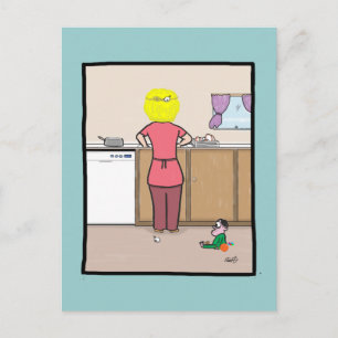 Grappig mam, de Jig is U Briefkaart