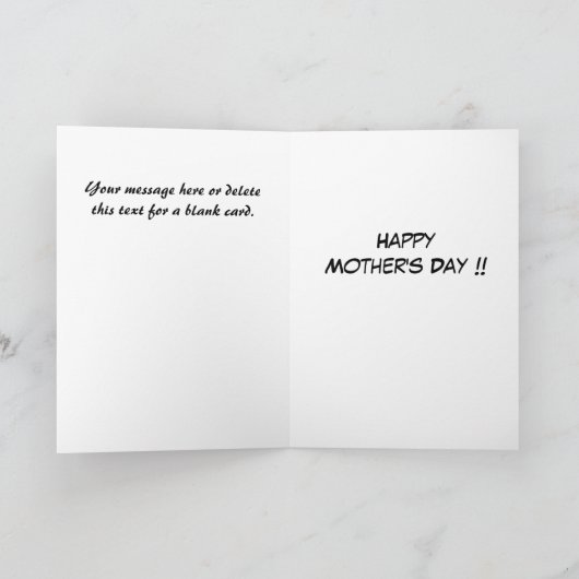 Grappig mam, de pot is op kaart (Binnen)