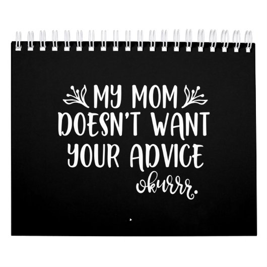 Grappig mam design voor moms kalender (Hoes)
