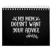Grappig mam design voor moms kalender (Hoes)