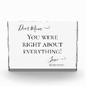 Grappig mam Gezegde dat je gelijk had Fotoblokken (Voorkant)