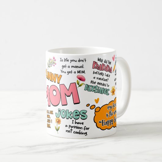 Grappig mam grappen Moederdag Gift Koffiemok (Voorkant rechts)