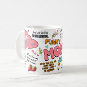 Grappig mam grappen Moederdag Gift Koffiemok (Voorkant links)