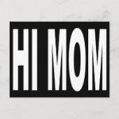 Grappig mam in grote letters briefkaart (Voorkant)