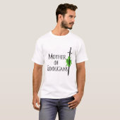 Grappig mam St Patricks Day Moeder van Hooligans W T-shirt (Voorkant volledig)
