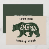 Grappig Mama Beer Moederdag Feestdagenkaart (Voorkant / Achterkant)