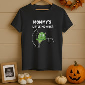 Grappig Mama Little Monster Peekaboo Zwanger T-shirt