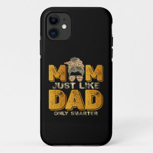 Grappig mama net als papa alleen slimmer Case-Mate iPhone case