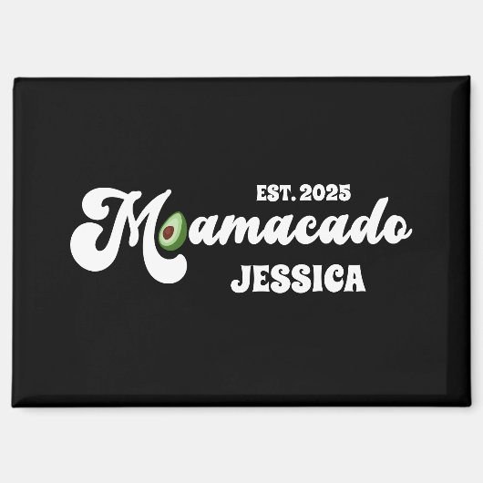 grappig mamacado aanstaande moeder moederdag cadea magneet (Voorkant)