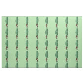 Grappig Man Big Green Pickle Head Brown Suit Groen Stof (Fat Quarter)