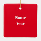 Grappig Man dat probeert om het Ornament van de Oo (Achterkant)