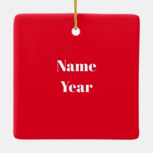 Grappig Man dat probeert om het Ornament van de Oo (Achterkant)