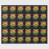 Grappig Man I Love Frogs Retro Frog Lovers Schatti Cadeaupapier (Vlak)