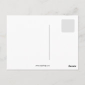  grappig man met geweer- en golfkleding briefkaart (Achterkant)