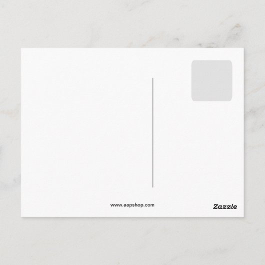  grappig man met geweer- en golfkleding briefkaart (Achterkant)