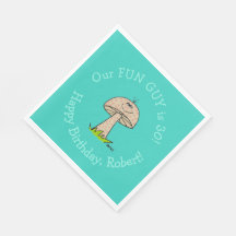 Grappig Man of Boy Fun Guy Verjaardagsfeestpapier