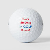 Grappig mannelijk thema golfballen (Voorkant)