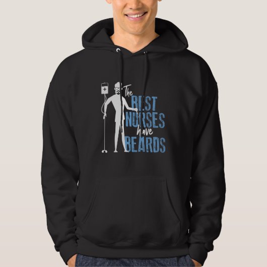 Grappig mannelijk zuster Murse de beste verpleegst Hoodie (Voorkant)