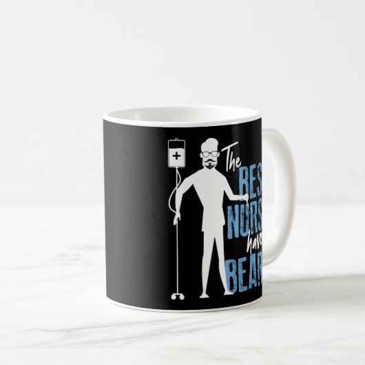 Grappig mannelijk zuster Murse de beste verpleegst Koffiemok (Voorkant rechts)