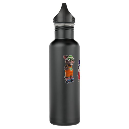 Grappig Mannen die Tom en vrienden spreken die Ten Waterfles (Links)