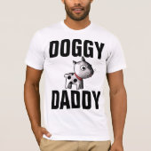 Grappig Mannen DOG DAD T-shirts, T-shirt (Voorkant)