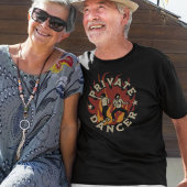 Grappig mannen shirt, Slechte danser grap T-shirt