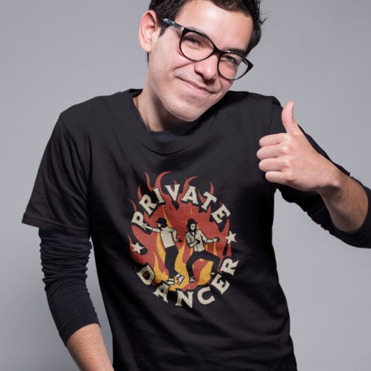 Grappig mannen shirt, Slechte danser grap T-shirt