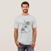 Grappig mannen T-shirt met een afbeelding (Voorkant volledig)