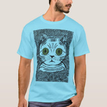 Grappig mannen T-shirt met een afbeelding