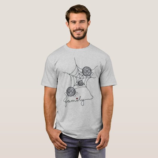 Grappig mannen T-shirt met een afbeelding (Voorkant volledig)
