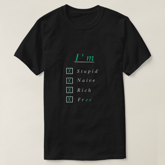 Grappig Mannen T-shirt met tekst - (Design voorkant)