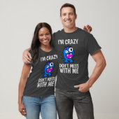 Grappig Mannen T-Shirts, ik ben CRAZY NIET MEER BI T-shirt (Unisex)