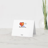 Grappig Mannen Wenskaart Kaart (Achterkant)