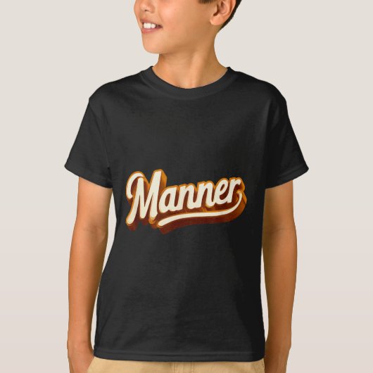 Grappig Manner Embleem T-shirt (Voorkant)