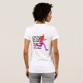 grappig marathon voor T-shirt voor races (Achterkant volledig)
