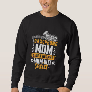 Grappig marching band saxofoon mam normaal maar sa trui