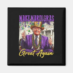 Grappig Mardi Gras Donald Trump Mardi Gras Amerika Magneet