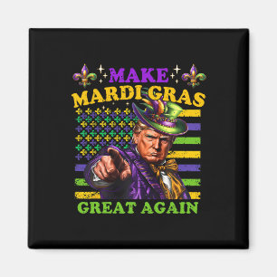 Grappig Mardi Gras Donald Trump Mardi Gras Amerika Magneet