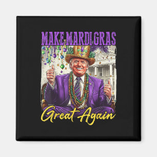 Grappig Mardi Gras Donald Trump Mardi Gras Amerika Magneet