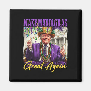 Grappig Mardi Gras Donald Trump Mardi Gras Amerika Magneet