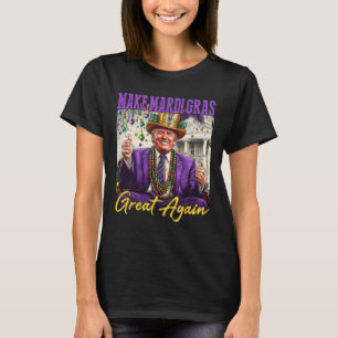 Grappig Mardi Gras Donald Trump Mardi Gras Amerika T-shirt
